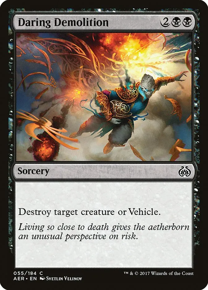 2017 Aether Revolt Daring Demolition common #55 common card image