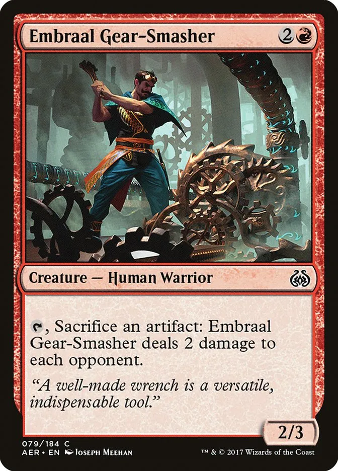2017 Aether Revolt Embraal Gear-Smasher common #79 common card image