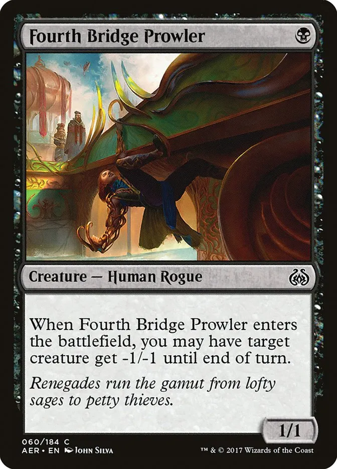 2017 Aether Revolt Fourth Bridge Prowler common #60 common card image