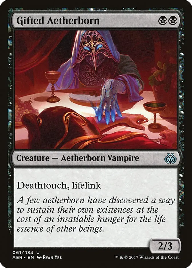 2017 Aether Revolt Gifted Aetherborn uncommon #61 uncommon card image