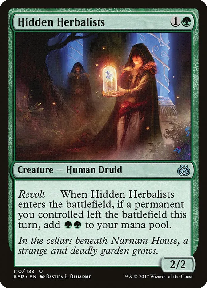 2017 Aether Revolt Hidden Herbalists uncommon #110 uncommon card image