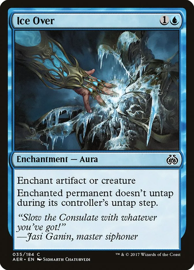2017 Aether Revolt Ice Over common #35 common card image