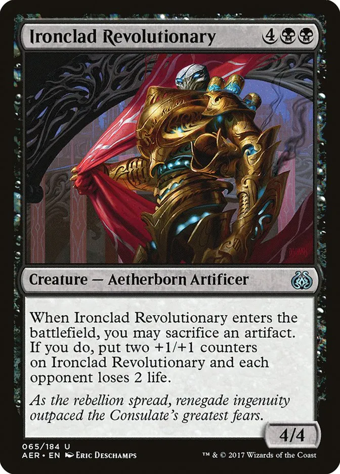 2017 Aether Revolt Ironclad Revolutionary uncommon #65 uncommon card image