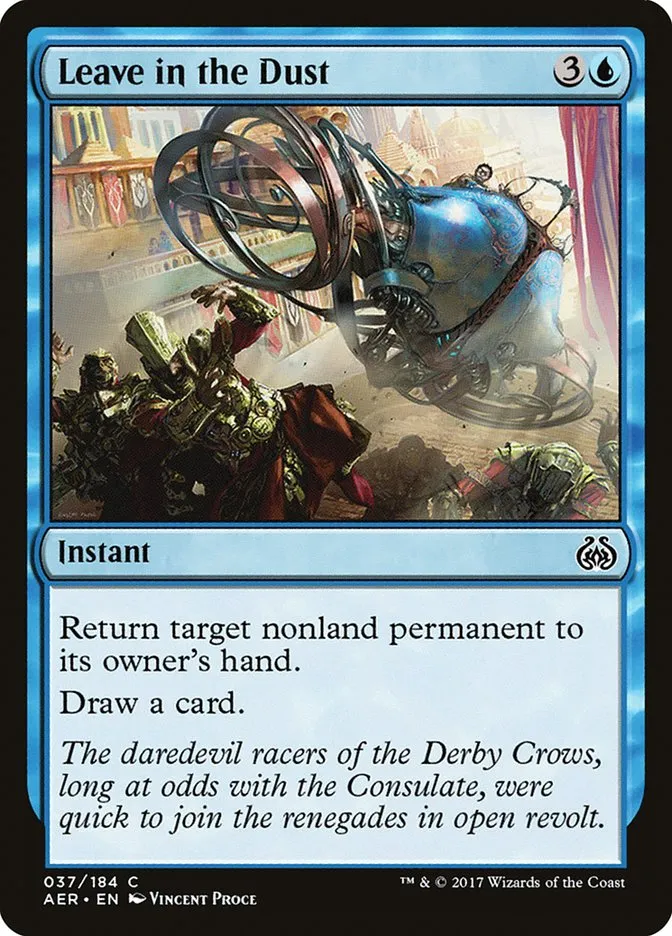 2017 Aether Revolt Leave in the Dust common #37 common card image