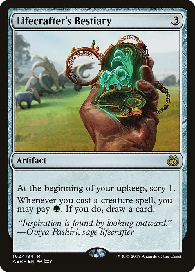 2017 Aether Revolt Lifecrafter's Bestiary [Foil] rare #162 rare card image