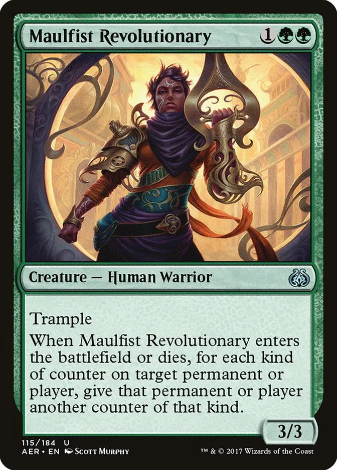2017 Aether Revolt Maulfist Revolutionary uncommon #115 uncommon card image