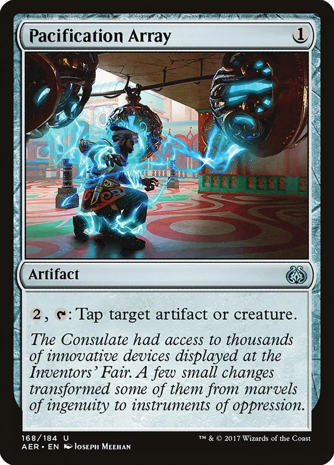 2017 Aether Revolt Pacification Array uncommon #168 uncommon card image