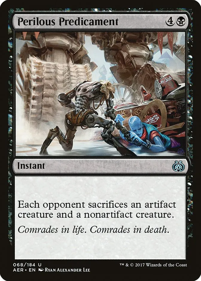 2017 Aether Revolt Perilous Predicament uncommon #68 uncommon card image