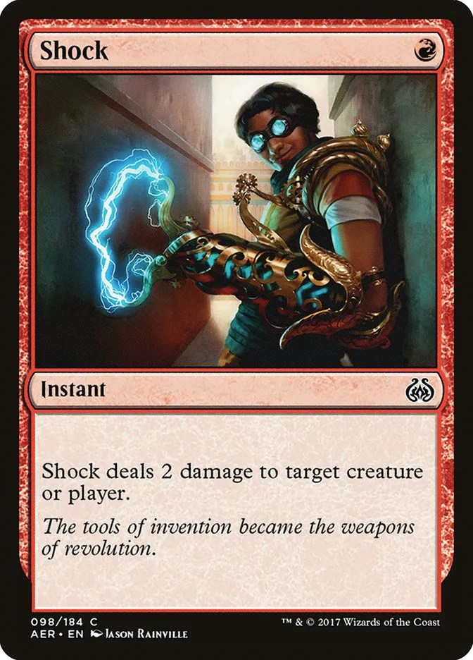 2017 Aether Revolt Shock common #98 common card image