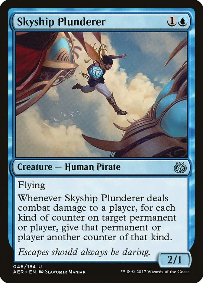 2017 Aether Revolt Skyship Plunderer uncommon #46 uncommon card image