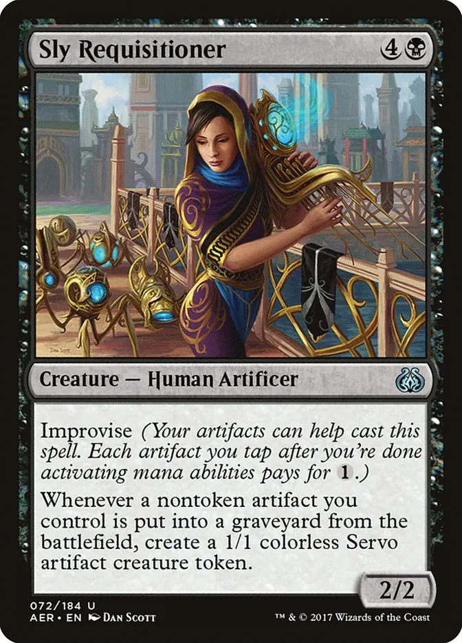 2017 Aether Revolt Sly Requisitioner uncommon #72 uncommon card image