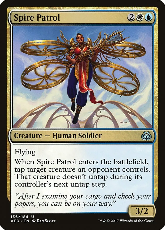 2017 Aether Revolt Spire Patrol uncommon #136 uncommon card image