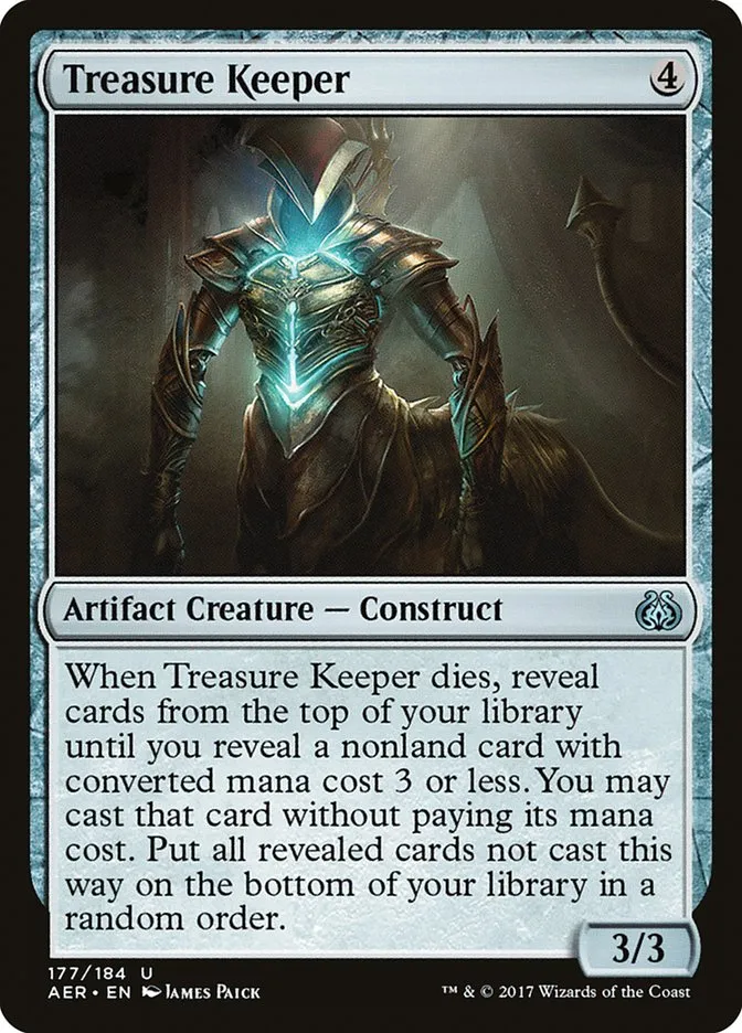 2017 Aether Revolt Treasure Keeper uncommon #177 uncommon card image