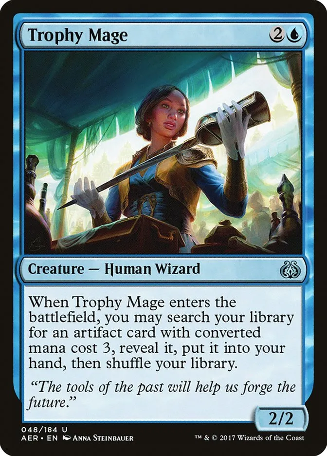 2017 Aether Revolt Trophy Mage uncommon #48 uncommon card image
