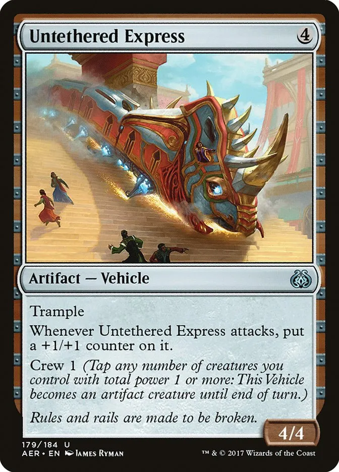 2017 Aether Revolt Untethered Express uncommon #179 uncommon card image