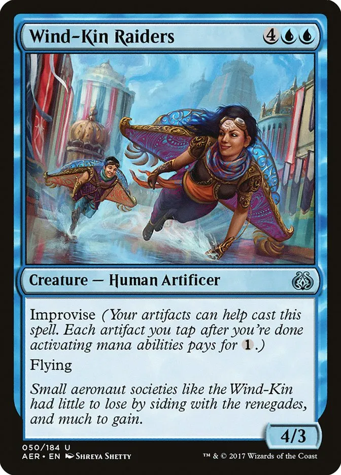 2017 Aether Revolt Wind-Kin Raiders uncommon #50 uncommon card image