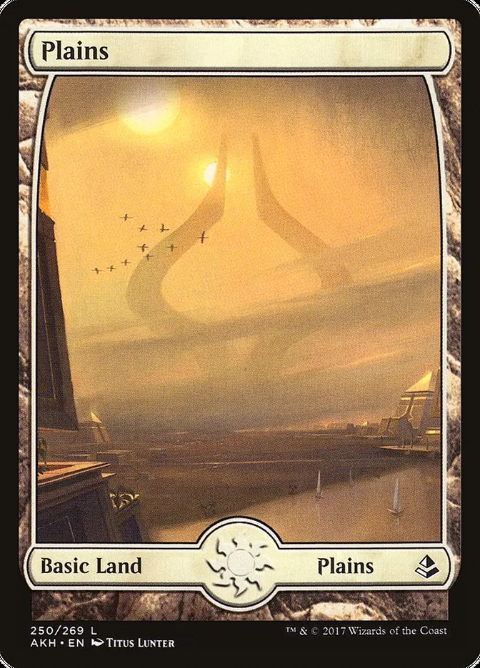 2017 Amonkhet Plains common #250 common card image