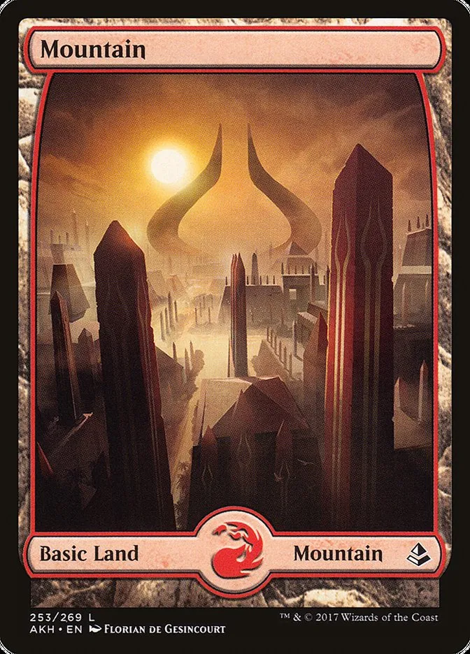 2017 Amonkhet Mountain common #253 common card image