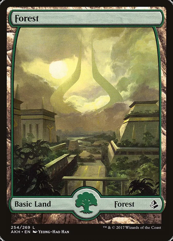 2017 Amonkhet Forest common #254 common card image
