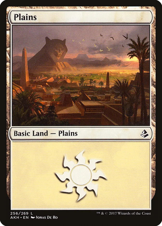 2017 Amonkhet Plains common #256 common card image