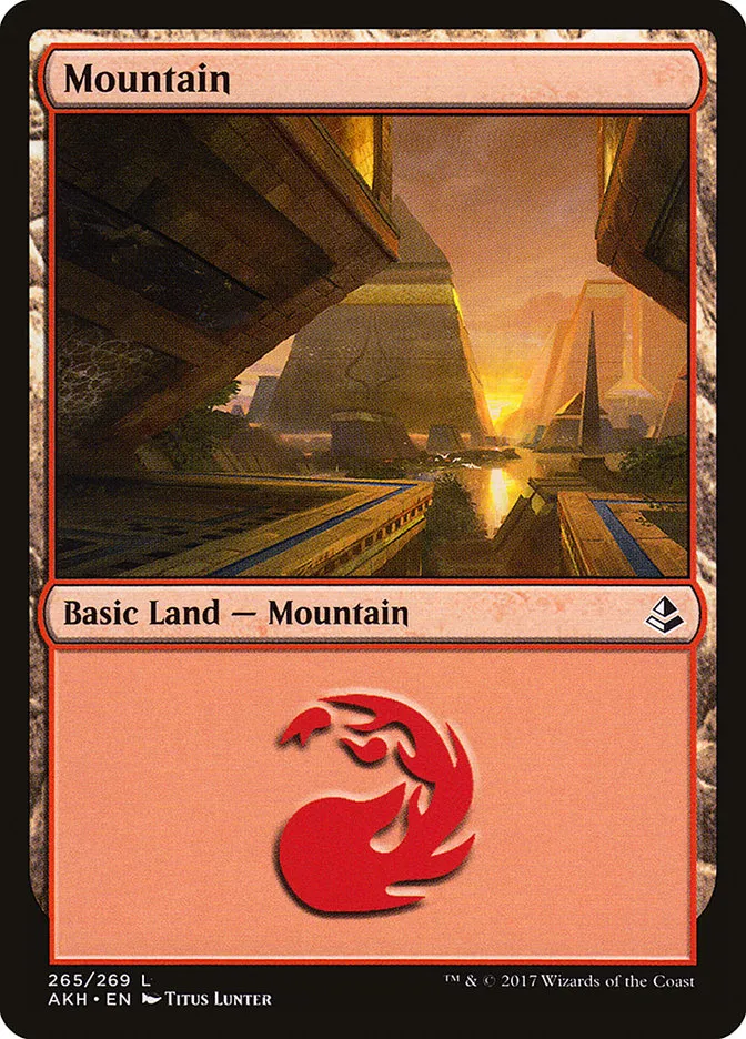 2017 Amonkhet Mountain common #265 common card image