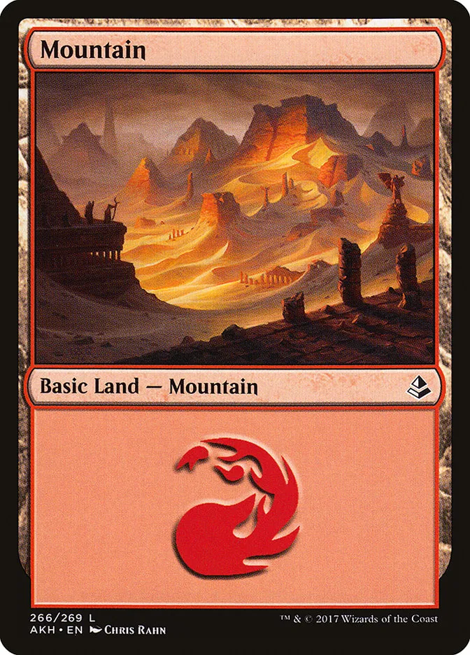 2017 Amonkhet Mountain common #266 common card image