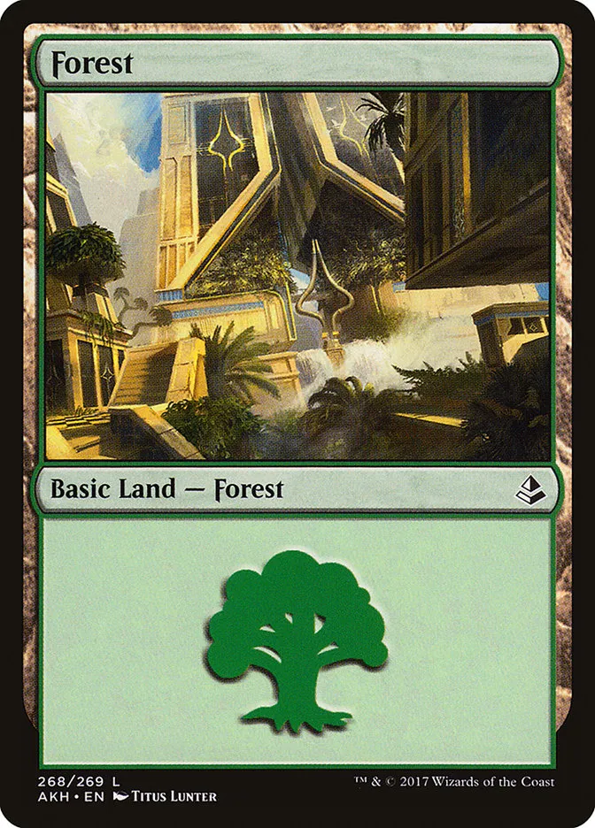 2017 Amonkhet Forest common #268 common card image