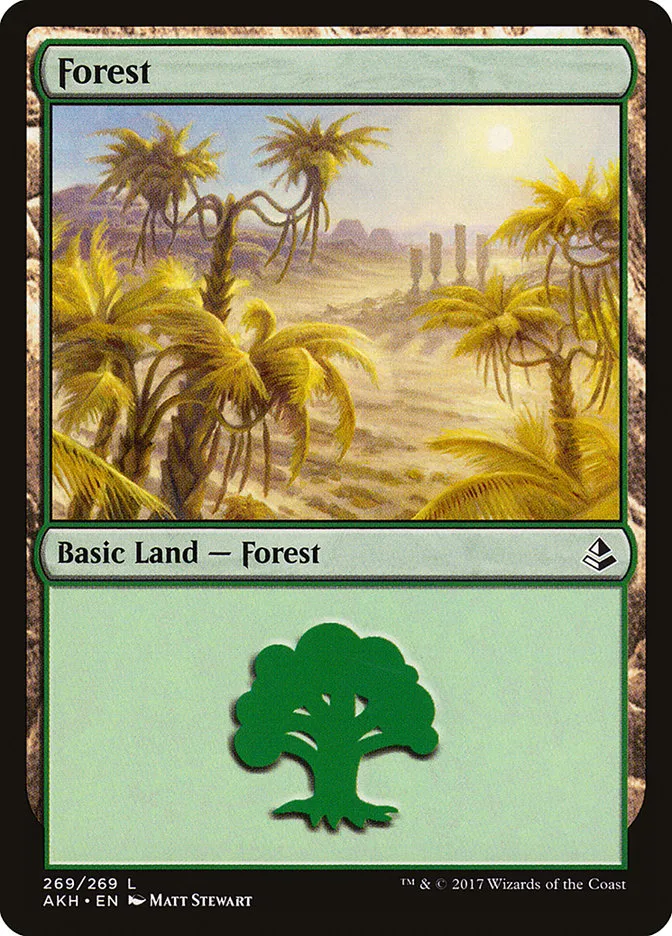 2017 Amonkhet Forest common #269 common card image