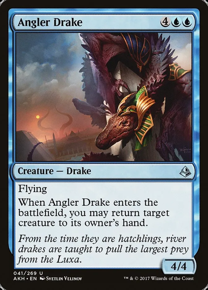 2017 Amonkhet Angler Drake uncommon #41 uncommon card image