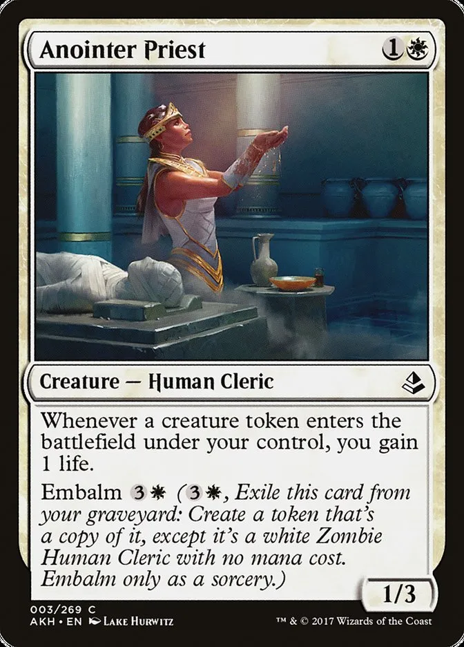 2017 Amonkhet Anointer Priest common #3 common card image