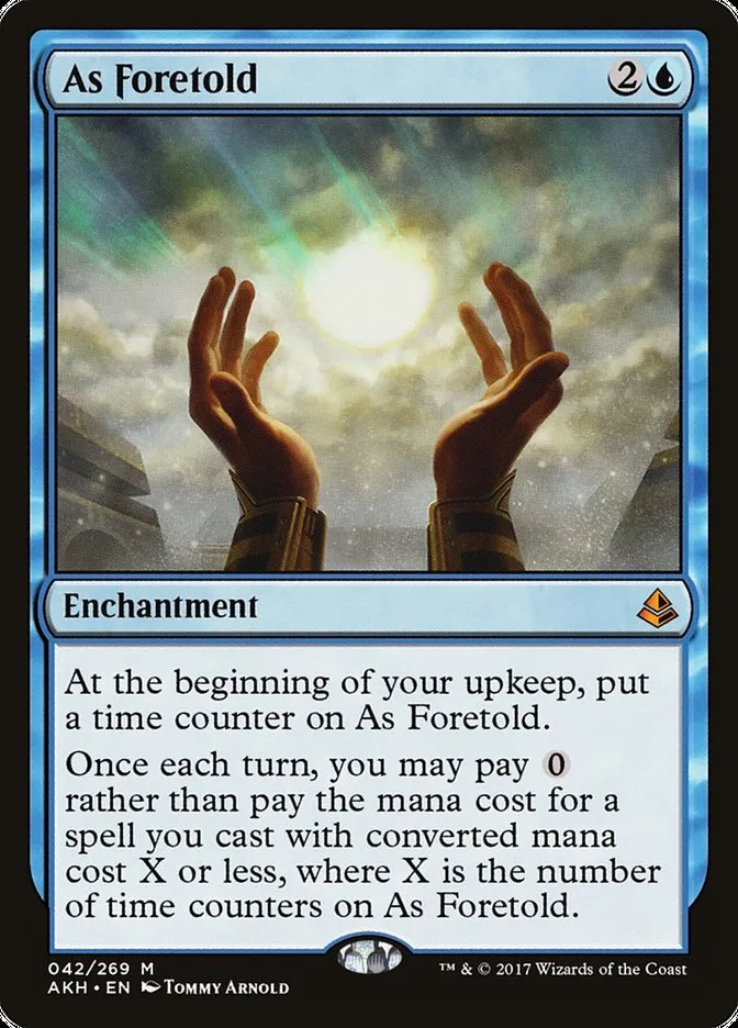 2017 Amonkhet As Foretold mythic #42 mythic card image