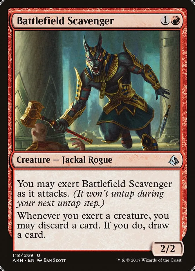 2017 Amonkhet Battlefield Scavenger uncommon #118 uncommon card image