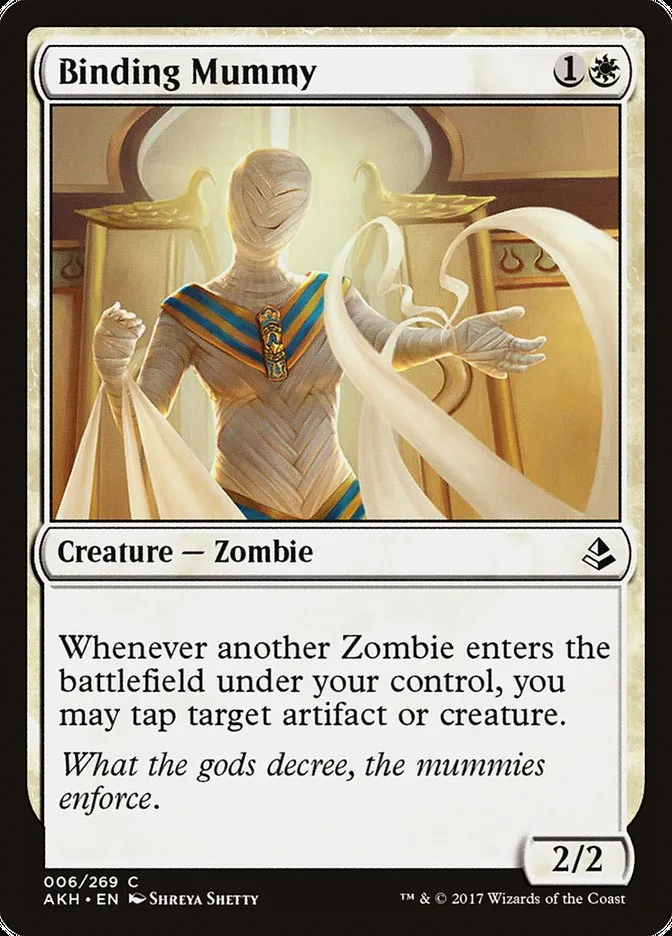 2017 Amonkhet Binding Mummy common #6 common card image