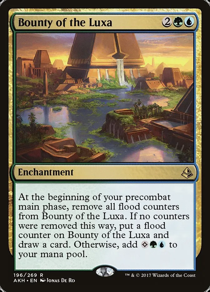 2017 Amonkhet Bounty of the Luxa rare #196 rare card image