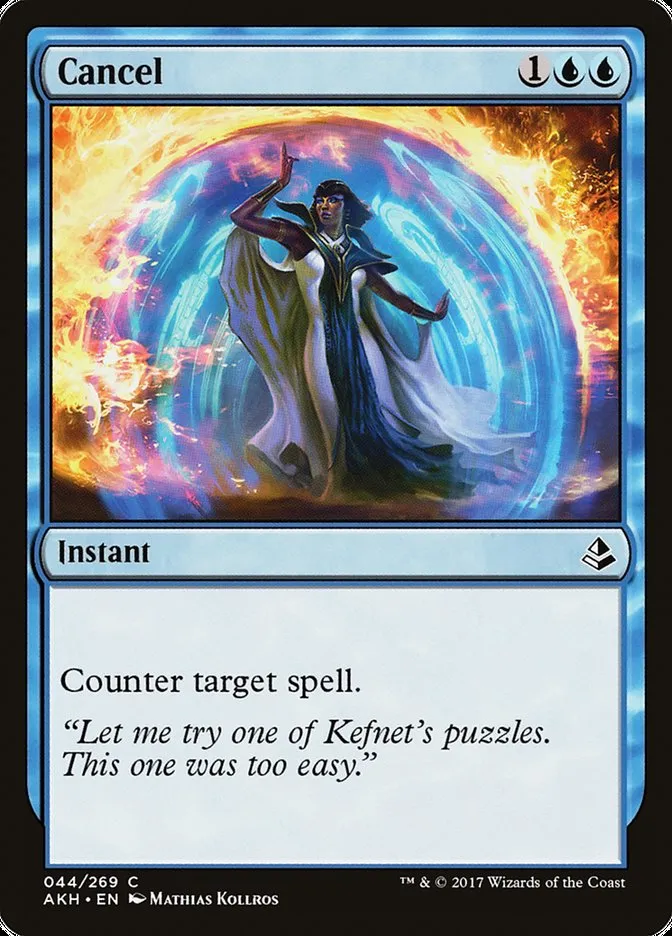 2017 Amonkhet Cancel common #44 common card image
