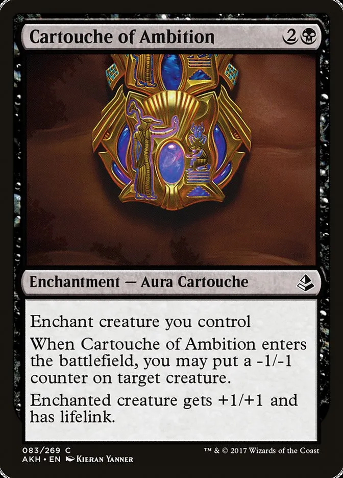2017 Amonkhet Cartouche of Ambition #83 common card image
