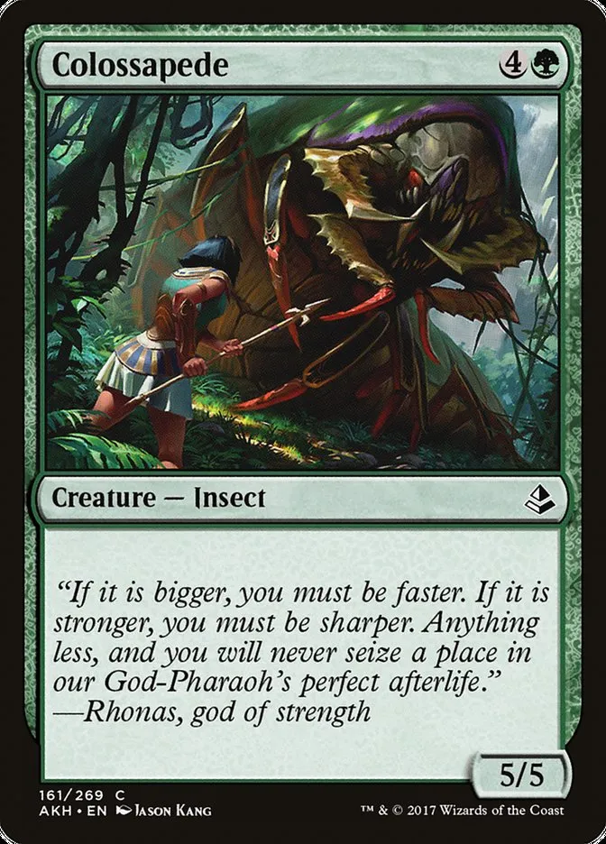 2017 Amonkhet Colossapede common #161 common card image