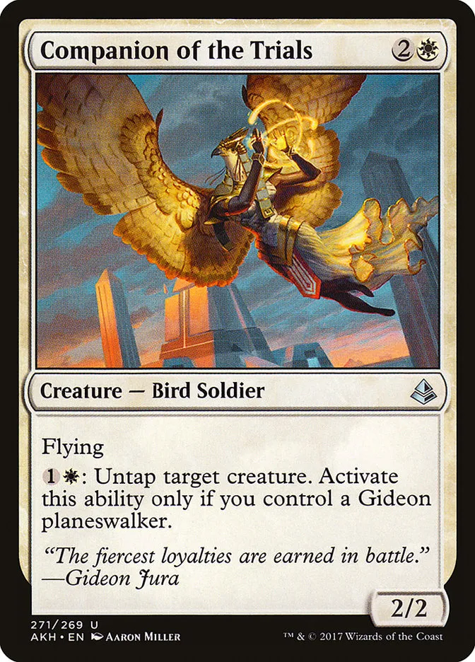 2017 Amonkhet Companion of the Trials #271 uncommon card image