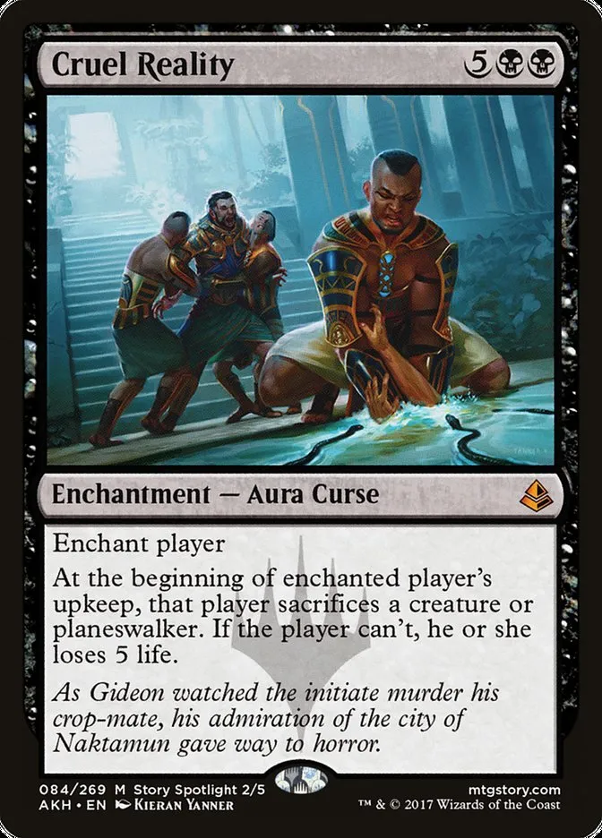 2017 Amonkhet Cruel Reality mythic #84 mythic card image