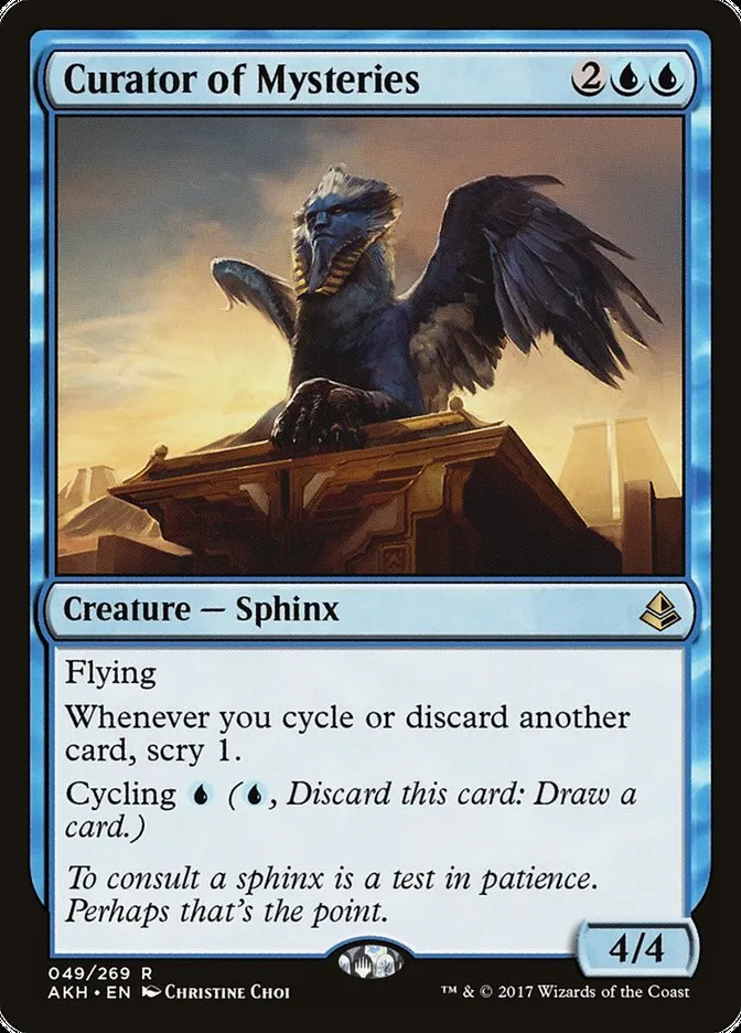 2017 Amonkhet Curator of Mysteries rare #49 rare card image