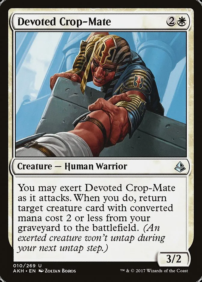2017 Amonkhet Devoted Crop-Mate uncommon #10 uncommon card image