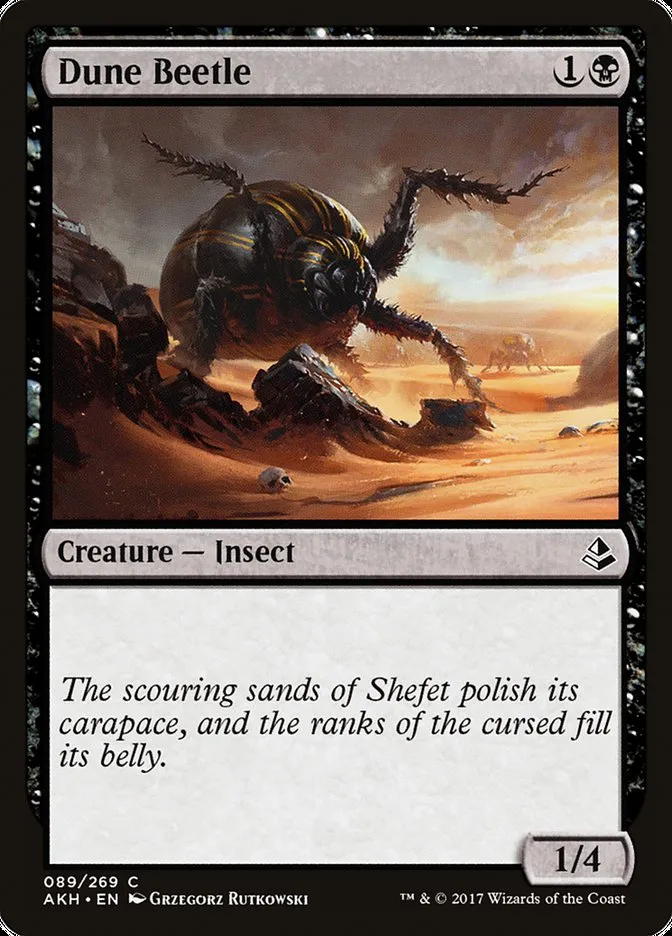 2017 Amonkhet Dune Beetle common #89 common card image
