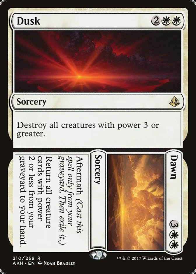 2017 Amonkhet Dusk // Dawn rare #210 rare card image