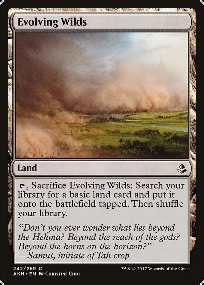 2017 Amonkhet Evolving Wilds common #242 common card image