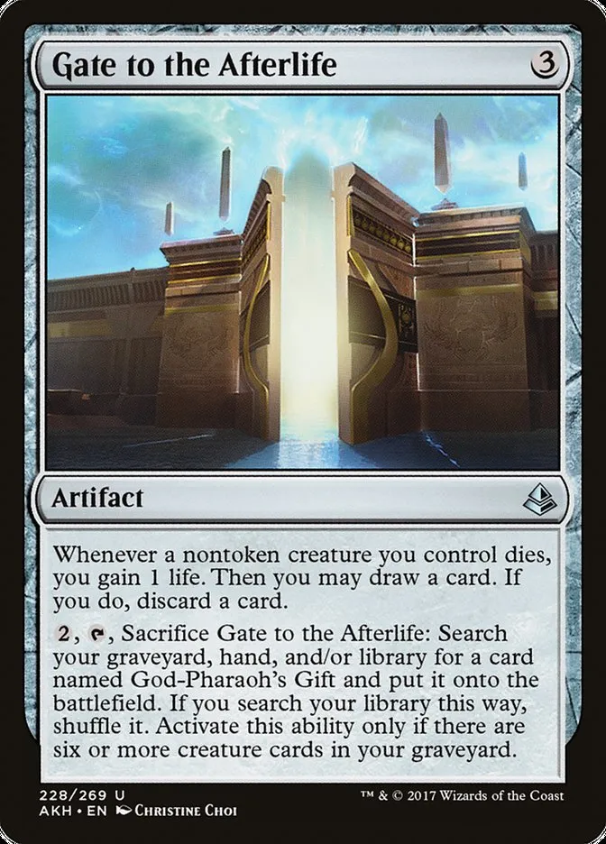 2017 Amonkhet Gate to the Afterlife #228 uncommon card image