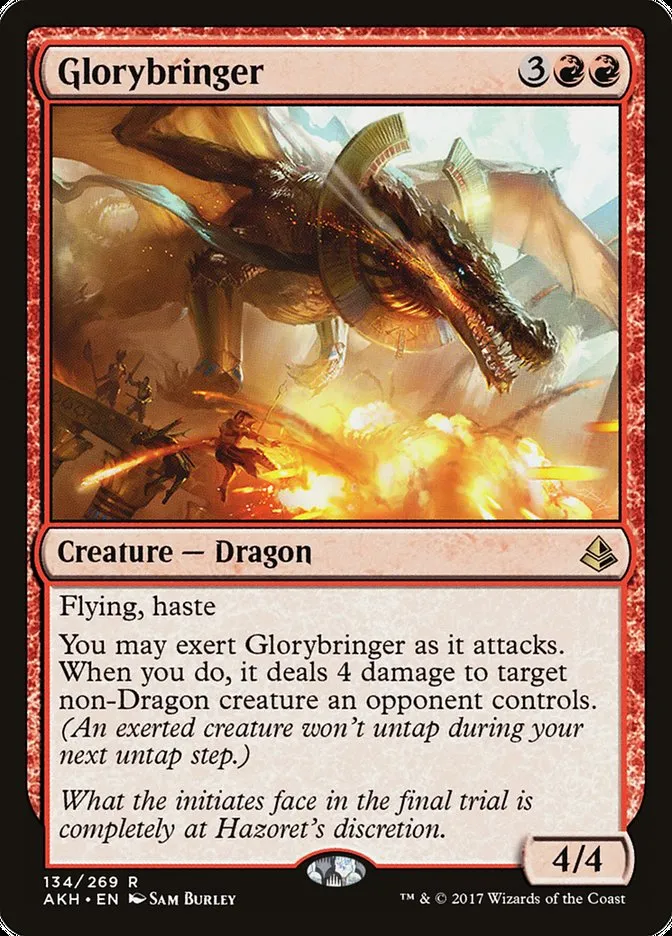 2017 Amonkhet Glorybringer [Foil] rare #134 rare card image