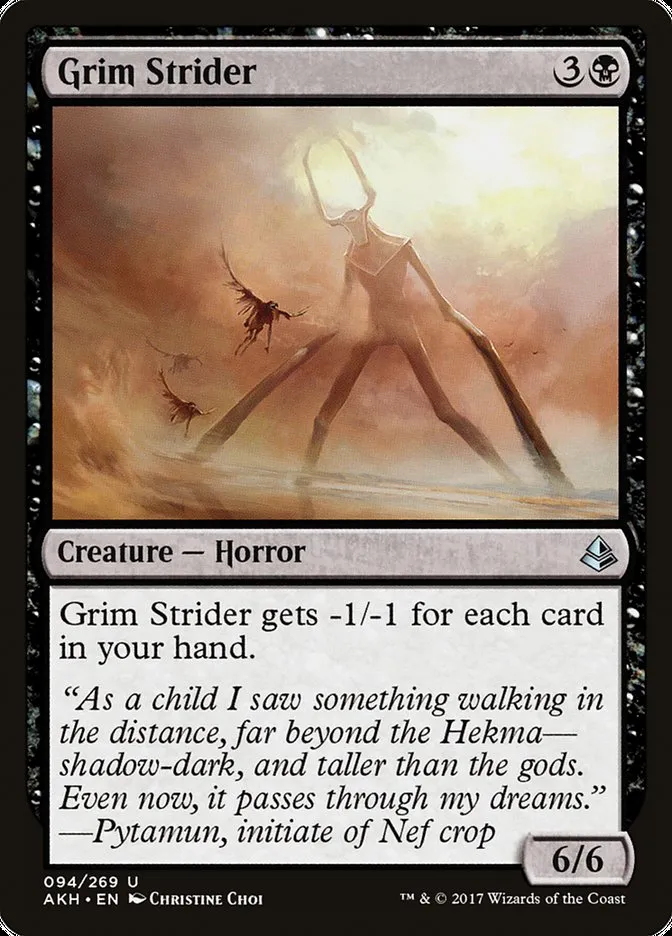 2017 Amonkhet Grim Strider uncommon #94 uncommon card image