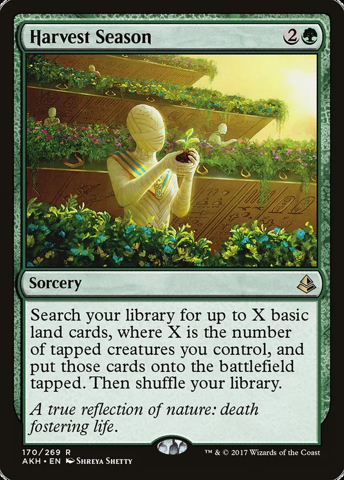 2017 Amonkhet Harvest Season rare #170 rare card image
