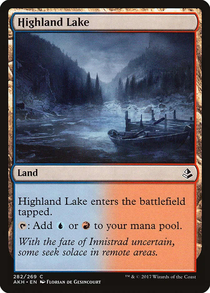2017 Amonkhet Highland Lake common #282 common card image
