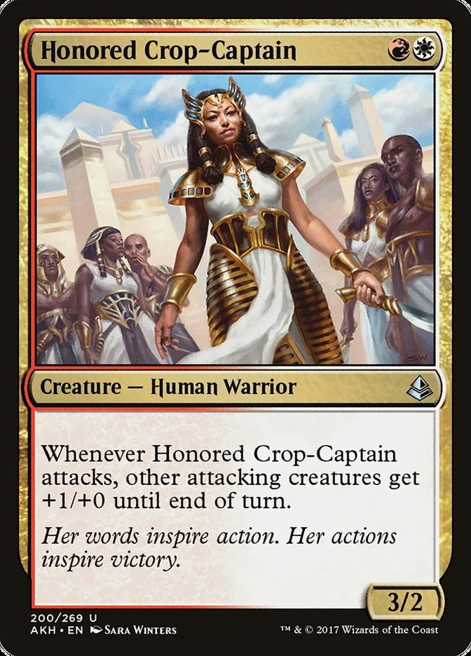 2017 Amonkhet Honored Crop-Captain uncommon #200 uncommon card image